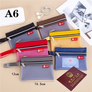 file buku sekolah a4 zipper bag Beg ID kain Oxford pasport fon kepala kabel data