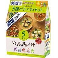 減鹽家常味噌湯 5種類套組 45.4g
