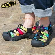Wang KEEN Baotou Sandals Women Outdoor Hiking Hiking Creek-Up Shoes Men Anti-Slip Wading Sandals NEWPORT RETRO