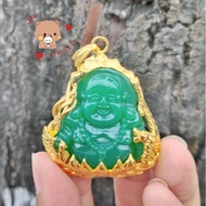 (With Video) Feng Shui Laughing Maitreya Buddha Pendant - Wear Luck, Peace, Joy, Favorable Work - Lo