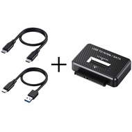 M2 USB 3.1 to NVMe SATA 10Gbps Direct Plug 2.5 inch SATA SSD HDD Adapter for 2230 2242 2280 22110 M.