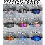 ✔READY STOCK✔ VISOR X-803 RS REVO LIGHT COLOR SILVER SMOKE DARK X803