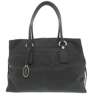 近全新 Tod's Logo 皮革海軍藍托特包手提包 0813 [二手] TOD'S