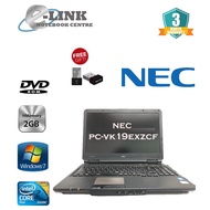 (REFURBISHED) Intel Celeron NEC LAPTOP VK19EX-F MODEL(NO BATTERY) / 2GB RAM / 80GB HDD / WINDOW 7 PR
