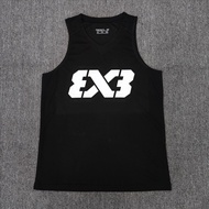 NEW Sponsorship 3v3 Vest fiba International Basketball Three-to-Three Masters Game 3X3 Sports Warm-U