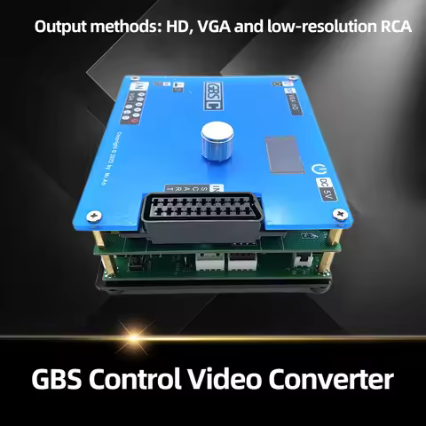 GBS Control Video Converter LCD Screen HD Video Converter Adapter Arcade Game RGBS RCA/VGA To VGA/RC