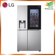 LG GC-X257CSES | 674L Side-by-Side Fridge with InstaView & Door-in-Door in Noble Steel Finish