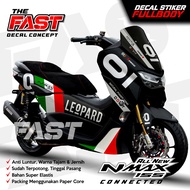 Decal Stiker Yamaha Nmax 155 New Fullbody Leopard TERBARU COD Decal stiker nmax new / stiker nmax fu