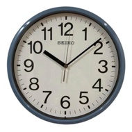 [𝐏𝐎𝐖𝐄𝐑𝐌𝐀𝐓𝐈𝐂] Seiko Clock QXA756LL QXA756L QXA756 Blue White Standard Analog Quartz Wall Clock