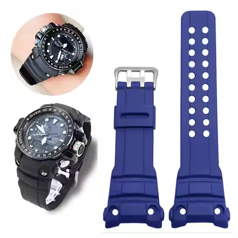 For Casio G-SHOCK Watch 5371 GWN-1000B GWN-1000 Resin silicone strap Replacement sport waterproof ru