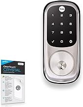Yale Real Living Assure Lock Touchscreen Deadbolt Screen Protector, BoxWave [ClearTouch Crystal (2-Pack)] HD Film Skin - Shields from Scratches for Yale Real Living Assure Lock Touchscreen Deadbolt