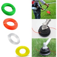 Nylon Trimmer Line 15m Round Shape Hole for Grass Cutter Garden Tools 2.0mm/2.4mm/2.7mm/3.0mm