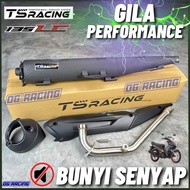 “BUNYI SUNYI” TS RACING SUPER BACK PRESSURE LC135 V1 - V7 4S 5S/ Tru Pressure/ TS Racing Exhaust pip