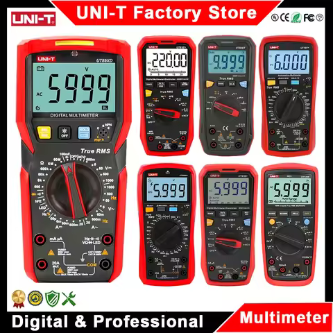 UNI T Multimeter UT890C UT890D+ UT89X UT89XD UT89XE UT61B+ UT61D+ UT61E+ UT60S UT60BT UT105+ UT107+ 