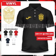 Baju Polo Jersey Kolar SARAWAK UNITED FC | MICROFIBER | Jersi T Shirt Unisex Sports T-Shirt Tee Shir