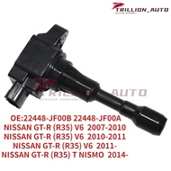 คอยล ์ จุดระเบิด 22448-JF00B 22448-JF00A สําหรับ NISSAN GT-R (R35 V6 2007-2010 NISSAN T NISMO 2014-