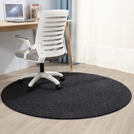 11round Carpet Bedroom Office Computer Chair Mat Floor Mat Swivel Chair Household Foot Mat Hanging Basket Study Roller M