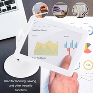 HD 3 Times Desktop Magnifying Glass with LED Light Elderly Reading Repair Table Appraisal Dedicated 