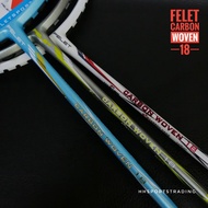 FELET Racket CARBON WOVEN 18 ( Original ) 35LBS