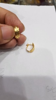 anting emas asli kadar 875 model klip bangkok