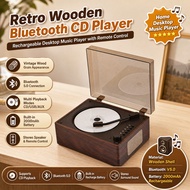 ✿ keepdreaming ✿  Portable CD Player Rechargeable Remote Control Home Music Player Bluetooth-Compati