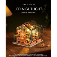 Rolife Green House LED DIY Miniature Dollhouse Kit