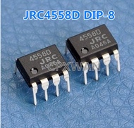 50Pcs Original JRC4558D DIP-8 JRC4558 NJM4558D 4558 4558D JRC4558 NJM4558 DIP8 Dual Op Amp เครื่องขยายเสียง IC ราคาถูกใหม่เดิม