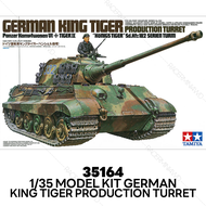 TAMIYA 35164 Model Kit 1/35 German King Tiger "Production Turret"