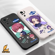 Blue Lock Case SM097 iphone 6 6S 7 8 X XR XS MAX 11 12 13 Pro Max 14 Plus Casing hp Character Motif 