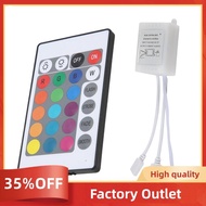 Led Strip Lights Controller,Controller RGB Led Strip Light Controller + Infrared Remote Control 24 K