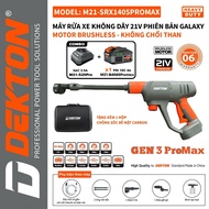 DEKTON M21-SRX1405PROMAX battery car washer, Brushless 450w
