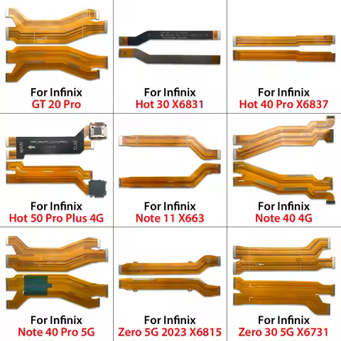 10 PCS Main Motherboard Flex Cable Replacement parts For Infinix GT 20 Pro/Hot 30 X6831/Hot 40 Pro X
