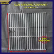 Galvanized Iron Cage Base Square 40x40 Assemble | For Chicken Doc Duck Iguana Hamster