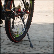 Adjustable Aluminium Bike Kickstand Bicycle Rack Support Tool Black Single Leg Parking Stand Bicycling Parking Rack Cycling Equipes