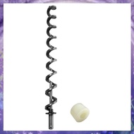 (GPBS) 43Cm Iron Feeding Screw with Bushing for Feeding of Outdoor Wood Pellet Oven Short Igniter Au