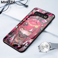 Case For Samsung S10 4G S10 Plus S10 Lite S20 FE S20 Pro S20 Ultra Anime Fan Pattern Glass Phone