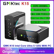 GMK K15 Intel Core Ultra 5 125U MINI PC DDR5 4800Mhz M.2 2280 PCle3.0 OCulink port WIFI6E BT5.2 WIN1
