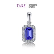 TAKA Jewellery Tanzanite Diamond Pendant 18KW