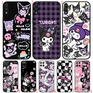 Redmi 9 t 6A 7A 8A 9A 9C NFC Note 9T K70 e K70 Pro AB2 8 Kuromi Anime Soft black phone case