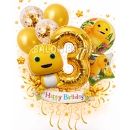 Nailong Balloon Package 7 pcs + Numbers