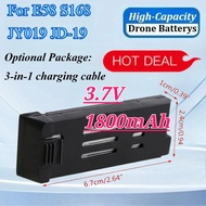 New 3.7V 1800mAh Drone Battery for S168 JY019 E58 JD-19 RC Drone Spare Parts Modular Rechargeable Ba