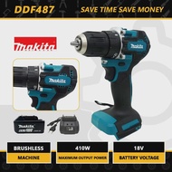 Makita Rechargeable Screwdriver Electric Drill Screwdriver Screwdriver Ddf487