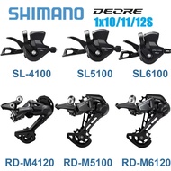 SHIMANO Deore Shift Lever M5100 M6100 10/11/12 Speed MTB Derailleurs ชุด RD-M4100/M5100/Mountain จัก