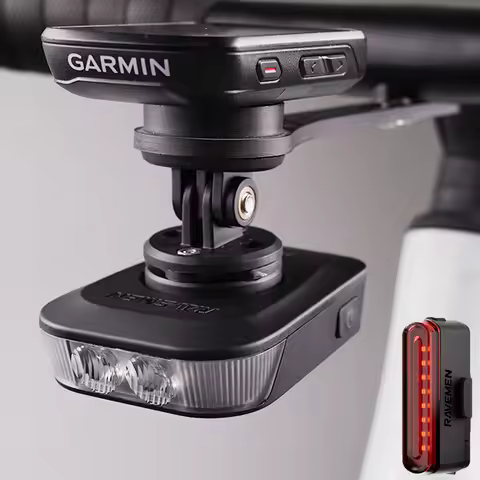 RAVEMEN FR500 Bike Headlight For Garmin Wahoo XOSS IGPSPORT GPS Rechargeable TR30 Taillight Bicycle 