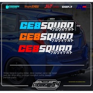 GE8SQUAD cutting stickers