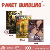 New Bundling Paket Novel Dilan Milea 3 Buku Original Termurah - Pidi Baiq