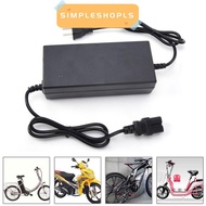 SIMPLESHOPLS Lithium Battery Charger, 24V 20A DC29.4V 3A E-bike Battery Charger, Durable Plastic Ele