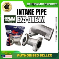 INTAKE PIPE RACING 22MM 24MM 28MM EX5 DREAM PNP CARB WAVE125 DASH A WAVE100 CARBURETOR TENGKUK KARB 