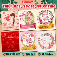 March 8, October 20 Cards February 14 Valentine's Day Birthday Cards, International Women's Day Marc