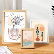 SG Stock Simple Wooden Photo Frame 4R 5R 6R 8R A4 Picture Frame Graduation Photo Frame Christmas Gif